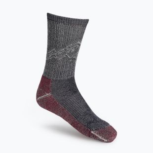 Smartwool Classic Hike Light Cushion Mountain Pattern Crew Trekkingsocken navy blau SW0016440921