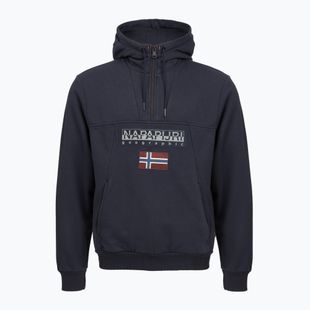 Herren Napapijri Burgee Half Zip Hooded 2.0 Sweatshirt blu marine