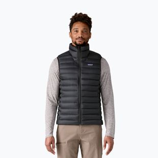 Herren Patagonia Daunen Pullover ärmellos schwarz