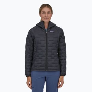 Isolierte Damenjacke Patagonia Micro Puff Hoody schwarz