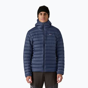 Herren Patagonia Daunenpullover Hoody neu navy