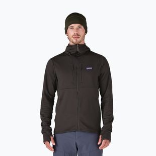 Herren Patagonia R1 Thermal Full Zip Hoody schwarz