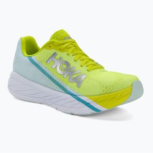 HOKA Rocket X blue glass/evening primrose Laufschuhe