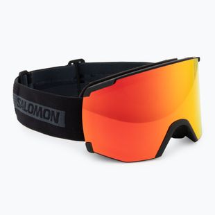 Skibrille Salomon S/View black/ml mid red