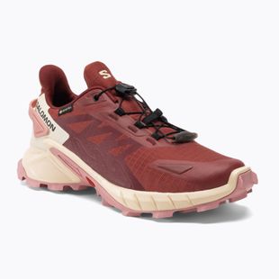 Damen Laufschuhe Salomon Supercross 4 GTX Kuhfell/syrah/blush