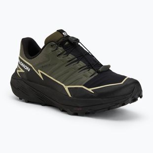 Laufschuhe Herren Salomon Thundercoss GTX olive night/black/alfalfa