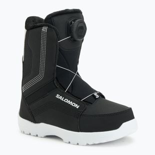 Kinder Snowboard-Boots Salomon Whipstar Boa Jr black/black/white