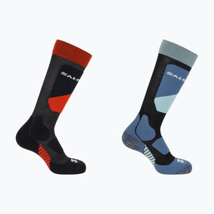 Skisocken Kinder Salomon S/Access Jr 2 black/ magnet