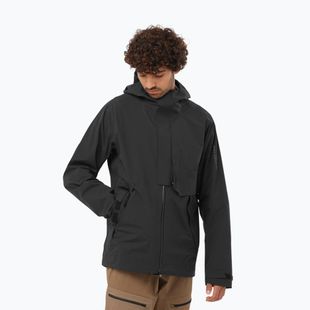 Herren-Regenjacke Salomon Outerpath Pro 2.5 l deep black