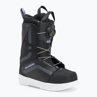 Snowboardschuhe Damen Salomon Scarlet Boa black/black/persian violet