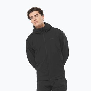 Gefütterte Herrenjacke Salomon Mountain Flex deep black