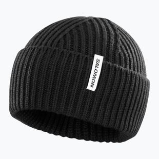 Wintermütze Salomon Snowbird deep black