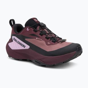 Damen-Laufschuhe Salomon Genesis GTX rose taupe/schwarze Orchidee/Bouquet