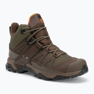 Trekkingschuhe Herren Salomon X Ultra Tracker GTX green/earth brown/sharkskin