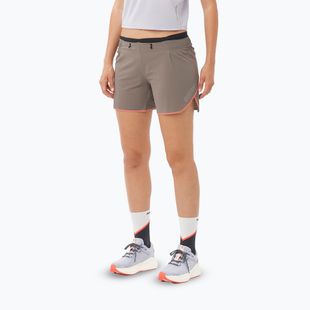 Salomon Sense Aero 5" Eisen/Neon Flamme Laufshorts für Damen