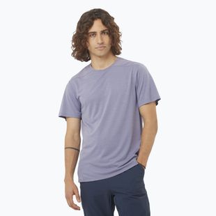 Shirt Herren Salomon Outline Tee blue granite