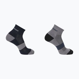 Socken Salomon Evasion Ankle 2 Paar blue nights/monument