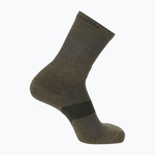 Socken Salomon X Ultra Crew martini olive/stone grey