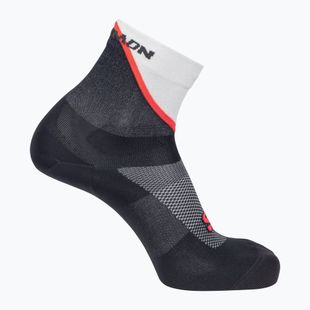 Socken Salomon Pulse Ankle icicle/nine iron/neon flame