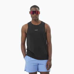 Lauf Tank Top Herren Salomon SHAKEout Core Tank deep black