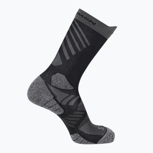 Socken Salomon Aero Crew black/castlerock