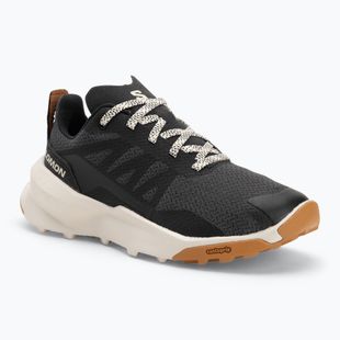 Wanderschuhe Kinder Salomon Patrol asphalt/rainy day/pecan brown