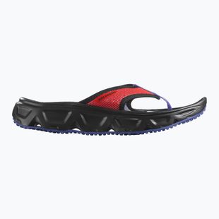 Salomon Reelax Break 6.0 Damen Flip Flops Kosmischer Himmel/Schwarz/Flammenscharlachrot