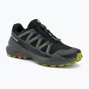 Herren-Laufschuhe Salomon Speedcross Peak GTX schwarz/urban chic/dark citron