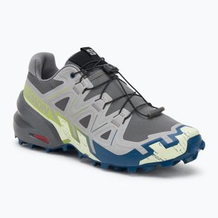 Herren-Laufschuhe Salomon Speedcross 6 castlerock/lime cream/poseidon