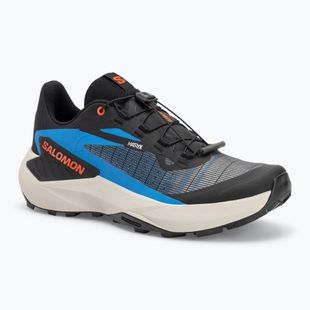 Laufschuhe Herren Salomon Genesis black/french blue/cherry tomato