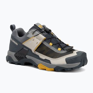 Herren-Trekking-Schuhe Salomon X Ultra 5 Denkmal / turbul / würzigen Senf