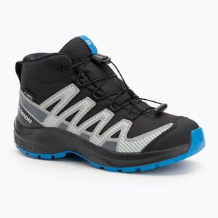 Kinder Wanderschuhe Salomon XA PRO V8 MID WP black/monument /french blue