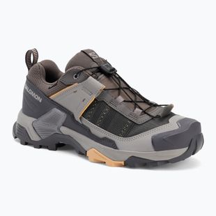 Damen-Trekking-Stiefel Salomon X ULTRA 5 GTX Pflaume Kitten / neun Eisen / weichen Ton
