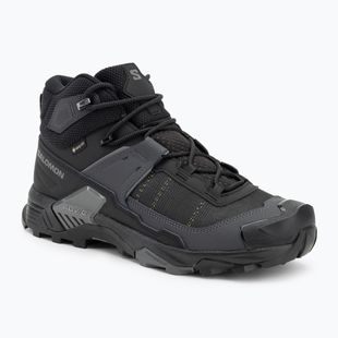 Herren-Trekkingschuhe Salomon X Ultra 5 MID Wide GTX black/asphalt/ castlerock
