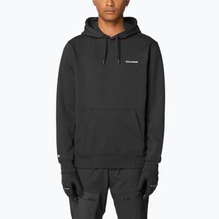 Herrenpullover Salomon Chest Logo Hoodie deep black