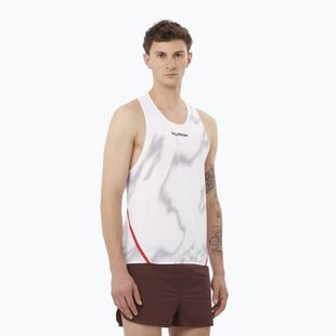 Lauf Tank Top Herren Salomon S/Lab Speed Singlet white / andorra