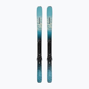 Damen-Ski Salomon Stance W 80 + Bindungen M10 GW alaskan blue/porcelain/lime cream