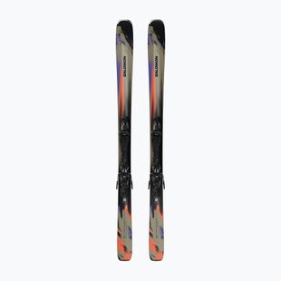 Alpinski mit Bindung Salomon Stance 80 + M10 GW kelp/nasturtium