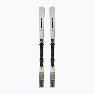 Damen-Ski Salomon S/Max N°10 Silver + Skibindungen M10 GW silver met/light bronze met/black