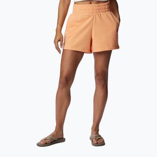 Columbia Logo III French Terry Damen Trekking-Shorts orange 2032881812