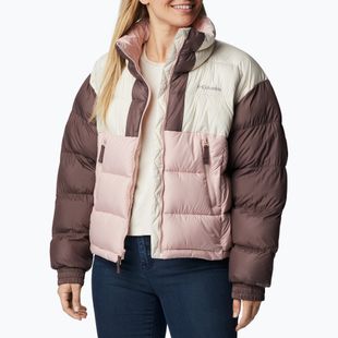 Columbia Pike Lake II Cropped Damen Daunenjacke staubig rosa/kreide/basalt