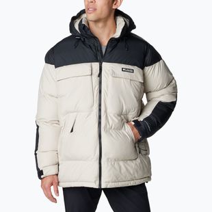 Columbia Ballistic Ridge Oversized Herren Daunenjacke dunkel Stein/schwarz