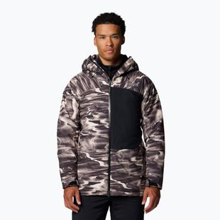Skijacke Herren Columbia Winter District III Printed dark stone windblown print