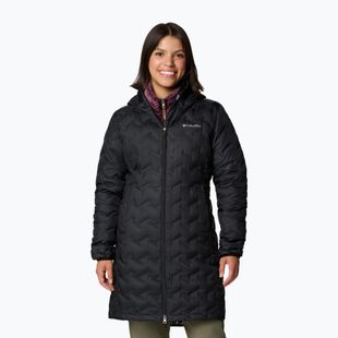 Columbia Damen Delta Ridge II Long Down Mantel schwarz