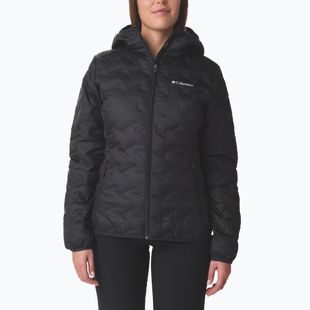 Damen-Daunenjacke Columbia Delta Ridge II Down Hooded black