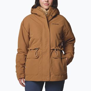 3-in-1 Damenjacke Columbia Drop Ridge II Interchange camel brown