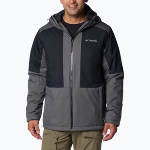 Gefütterte Jacke Herren Columbia Point Paark II Insulated city grey/black