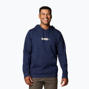 Trekking Hoodie Sweatshirt Herren Columbia Trek Hoodie coll navy/puff box gem