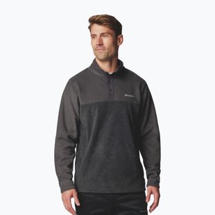 Fleecejacke für Herren Columbia Steens Mountain Half Snap II charcoal heather/shark