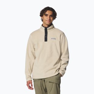 Herren-Fleecejacke Columbia Steens Mountain Half Snap II ancient fossil/black